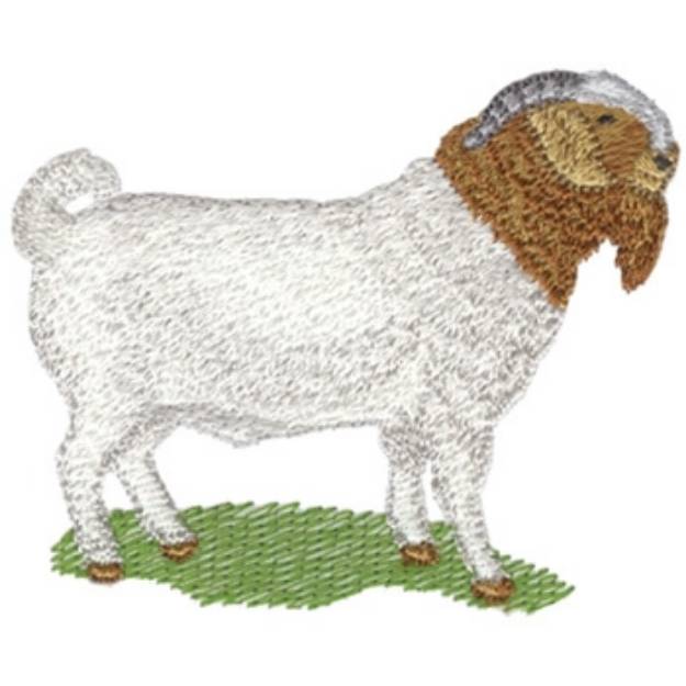 Picture of Sm. Boer Goat Machine Embroidery Design