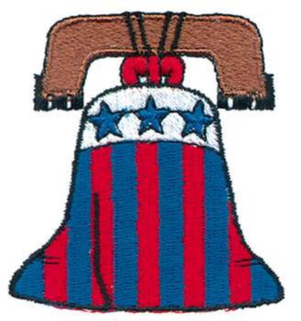 Picture of Independence Bell Machine Embroidery Design