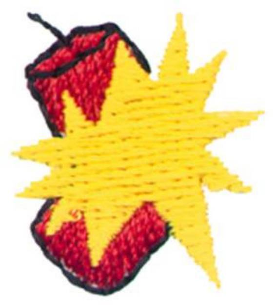 Picture of 1" Firecracker Machine Embroidery Design
