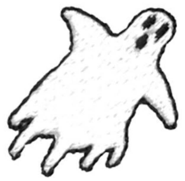 Picture of 1" Ghost Machine Embroidery Design