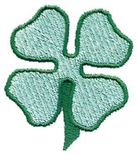 Picture of Four- Leaf Clover Machine Embroidery Design