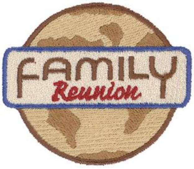 Picture of Family Reunion Logo Machine Embroidery Design