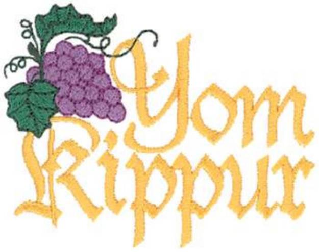 Picture of Yom Kippur Machine Embroidery Design