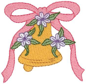 Wedding Bells Machine Embroidery Design
