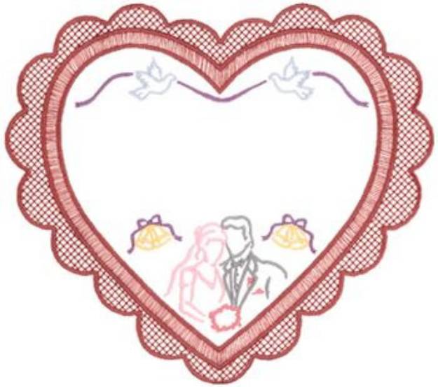 Picture of Marriage Announcement Machine Embroidery Design
