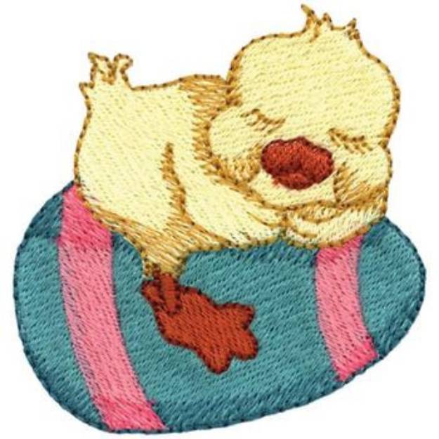 Picture of Easter Duck Machine Embroidery Design