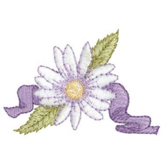 Picture of Daisy Machine Embroidery Design
