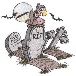 Picture of Grave Yard Machine Embroidery Design