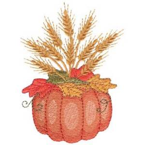 Picture of Thanksgiving Bouquet Machine Embroidery Design
