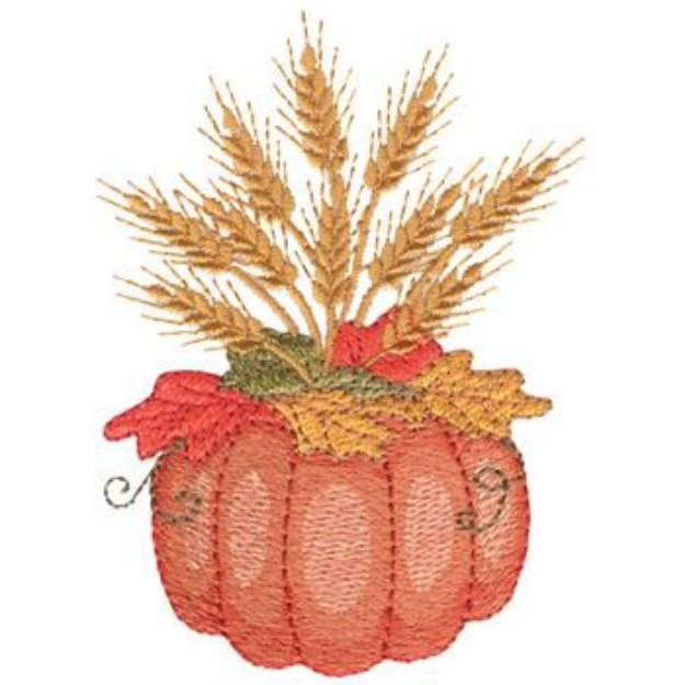 Picture of Thanksgiving Bouquet Machine Embroidery Design