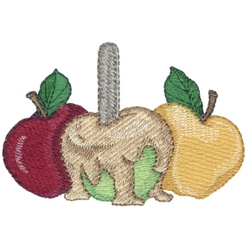 Carmel Apples Machine Embroidery Design