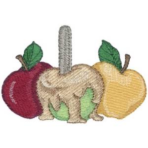 Picture of Carmel Apples Machine Embroidery Design
