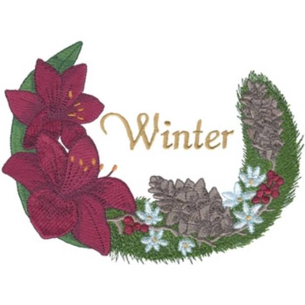 Picture of Winter Machine Embroidery Design