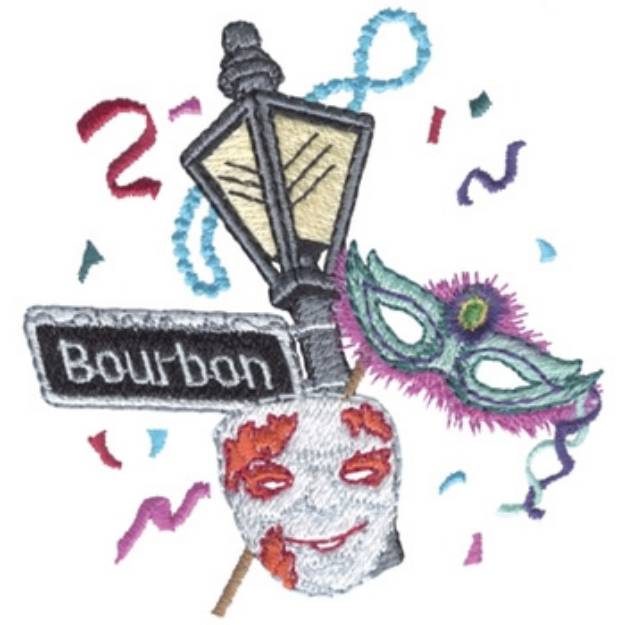 Picture of Bourbon Street Machine Embroidery Design
