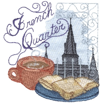 French Quarter Machine Embroidery Design