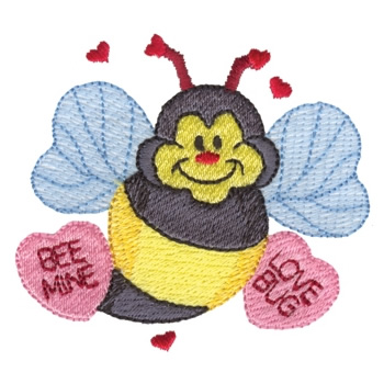 Bee Mine Machine Embroidery Design
