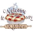 Picture of Welcome Pie Machine Embroidery Design