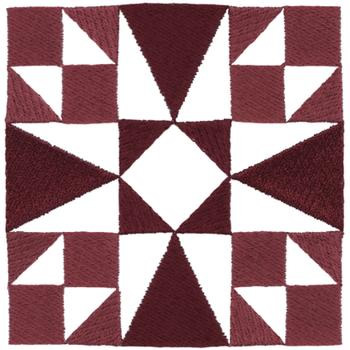 Star Quilt Pattern Machine Embroidery Design