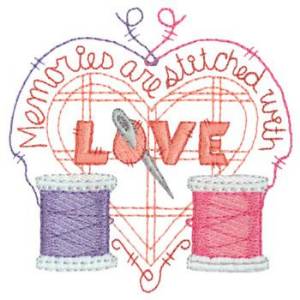 Picture of Stitched Memories Machine Embroidery Design