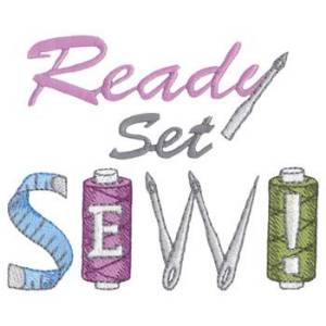 Picture of Ready, Set, Sew Machine Embroidery Design
