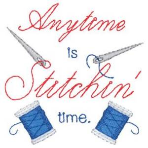 Picture of Anytime Is Stitchin Time Machine Embroidery Design