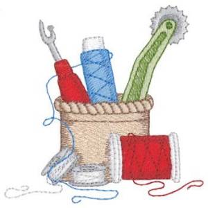 Picture of Sewing Supplies Machine Embroidery Design