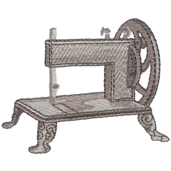 Old Sewing Machine Machine Embroidery Design