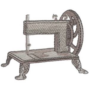 Picture of Old Sewing Machine Machine Embroidery Design