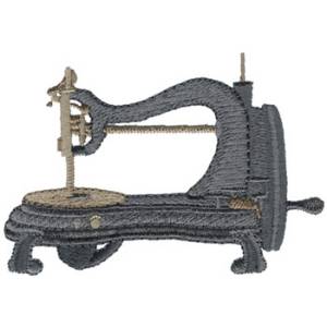 Picture of Old Fashioned  Machine Machine Embroidery Design
