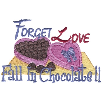 Heart of Chocolates Machine Embroidery Design
