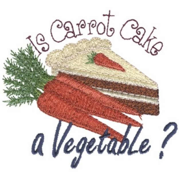 Picture of Carrot Cake Machine Embroidery Design