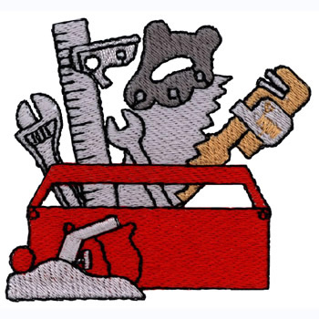 Toolbox & Tools Machine Embroidery Design