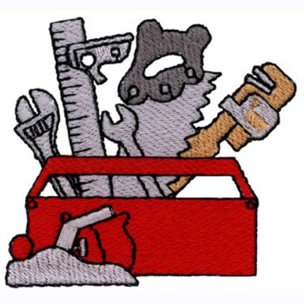 Picture of Toolbox & Tools Machine Embroidery Design