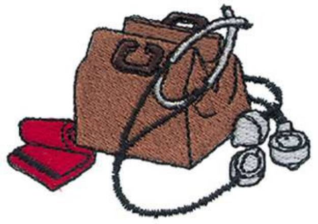 Picture of Doctors Bag Machine Embroidery Design