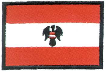 Austria Flag Machine Embroidery Design