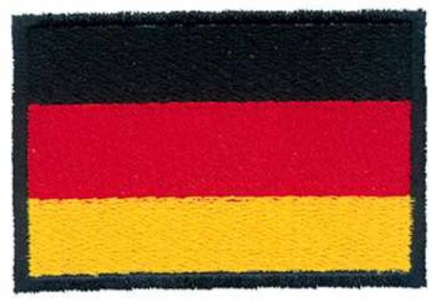 Picture of Germany Flag Machine Embroidery Design