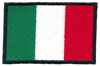 Italy Flag Machine Embroidery Design