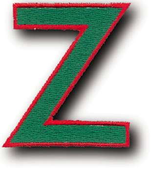 Greek Letter Zeta Machine Embroidery Design