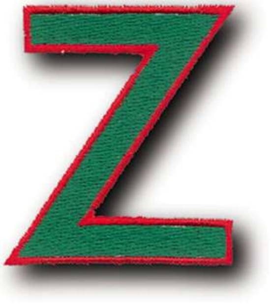 Picture of Greek Letter Zeta Machine Embroidery Design