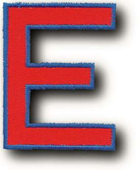 Greek Letter Epsilon Machine Embroidery Design