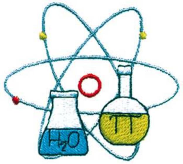 Picture of Science Model Machine Embroidery Design