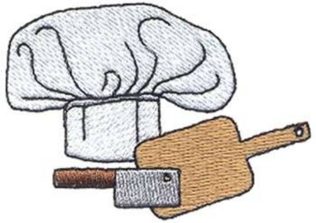 Picture of Cooking Equipment Machine Embroidery Design
