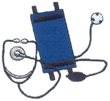 Blood Pressure Equipment Machine Embroidery Design