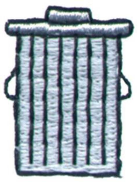 Picture of Garbage Can Machine Embroidery Design