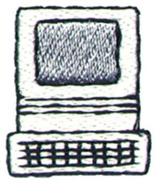 Picture of Desktop Computer Machine Embroidery Design