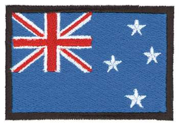 New Zealand Flag Machine Embroidery Design