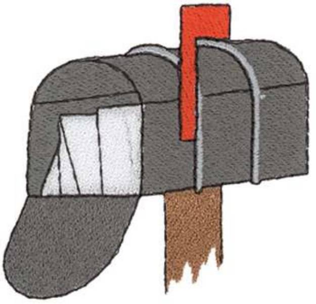 Picture of Mailbox Machine Embroidery Design