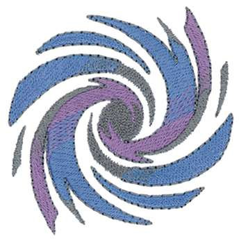 Hurricane Symbol Machine Embroidery Design