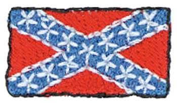 Confederate Flag Machine Embroidery Design