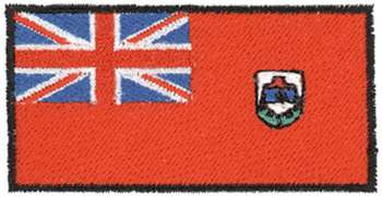 Bermuda Flag Machine Embroidery Design